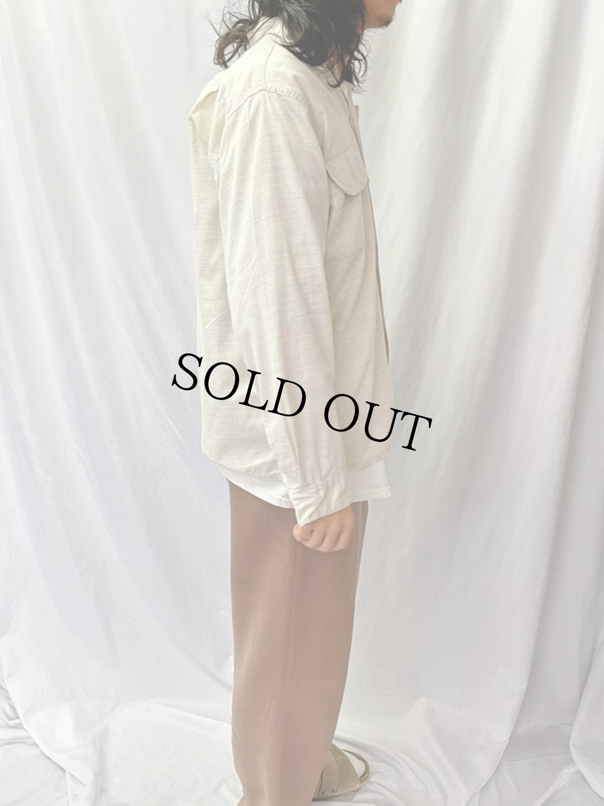 画像3: 50's PENNY'S TOWNCRAFT オープンカラー コットンレーヨンシャツ M (3)