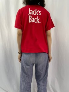 画像4: JACK IN THE BOX "(Jack's Front.)" ハンバーガーショップ プリントシャツ L (4)