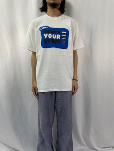 画像2: OREO "WHAT'S YOUR STUF?" お菓子プリントTシャツ L (2)