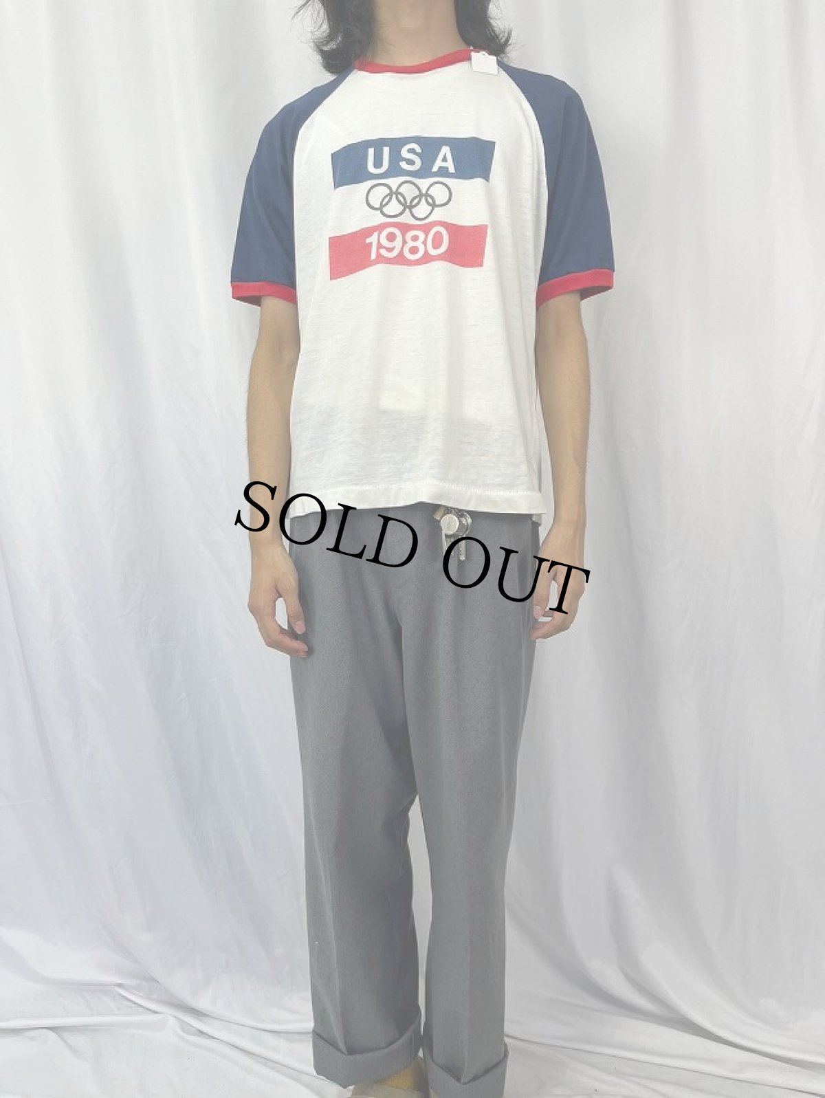 画像3: 80's Levi's "USA 1980" ラグランTシャツ (3)