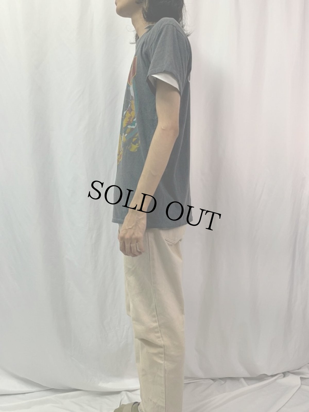 画像3: 80's DIO "sacred heart" ヘヴィメタル・バンド ツアーTシャツ L (3)