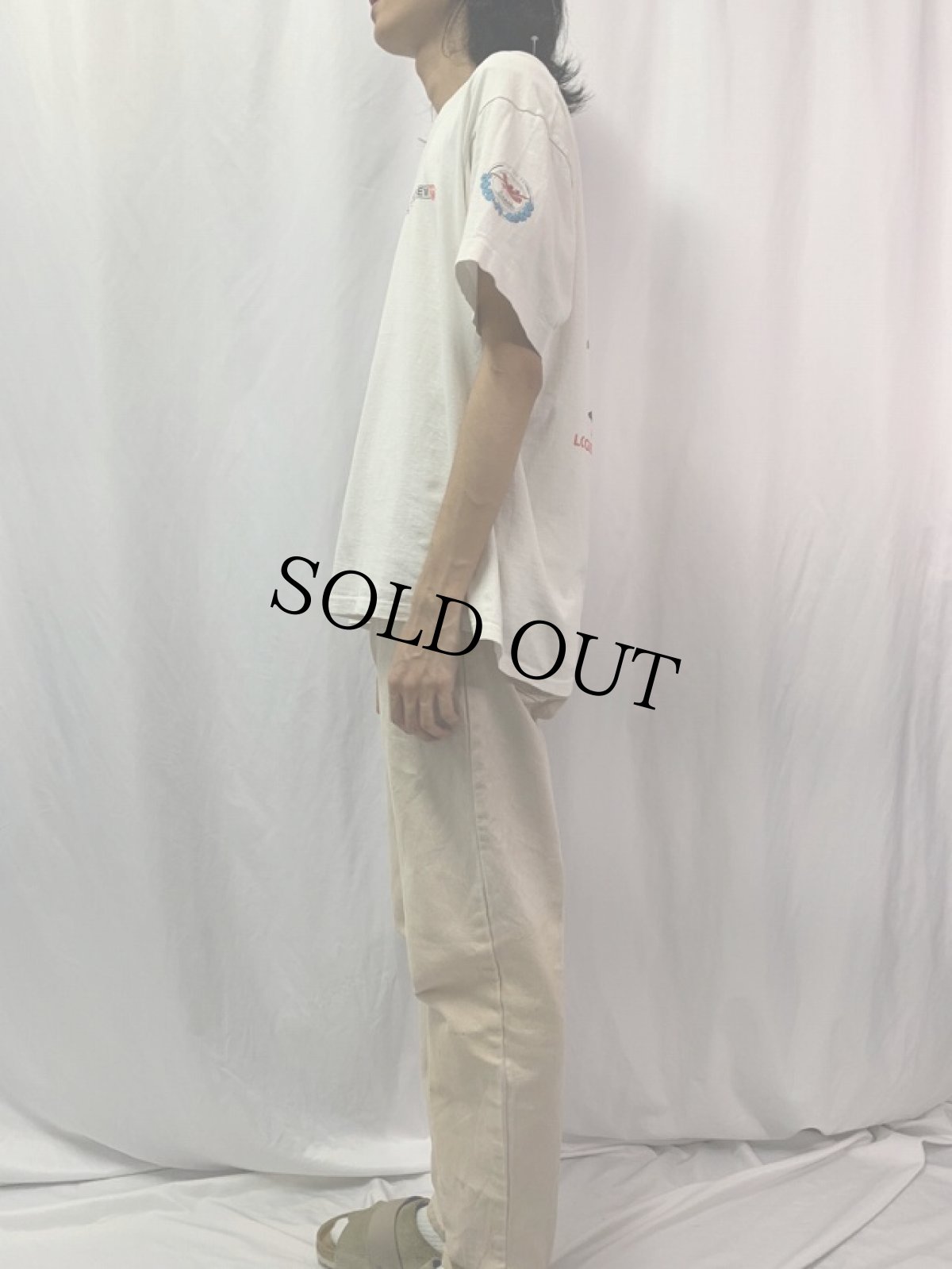 画像3: 90's THE ROLLING STONES "FRIGHT CREW" ロックバンドTシャツ (3)