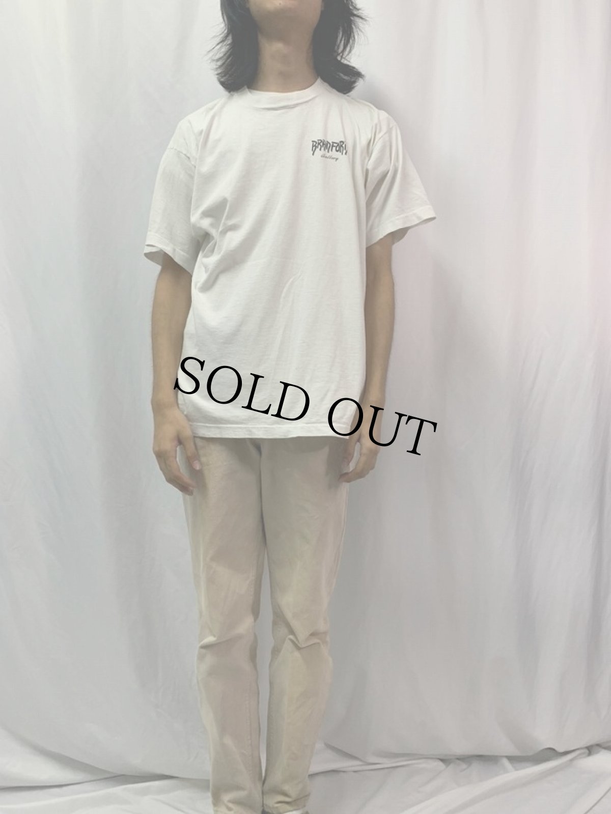 画像2: 90's BRANFORD GALLERY USA製 "Jerry Garcia" ミュージシャンプリントTシャツ XL (2)