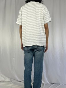 画像4: 90's NATIONAL designwear USA製 ボーダー柄Tシャツ  (4)