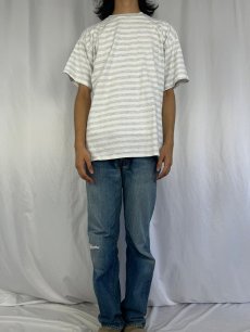 画像2: 90's NATIONAL designwear USA製 ボーダー柄Tシャツ  (2)
