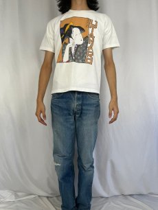 画像2: 90's UTAMARO USA製 浮世絵プリントTシャツ M (2)