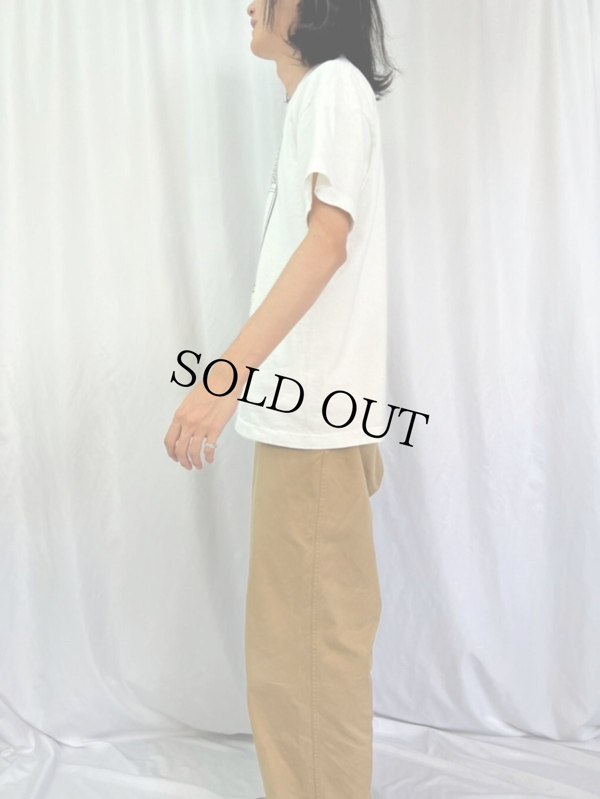 画像3: 90's Frank Lloyd Wright USA製 建築家 アートTシャツ L (3)