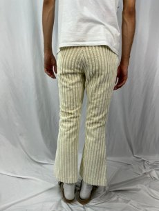 画像4: 【SALE】60〜70's Sears THE PUT ON SHOP 太畝ボア フレアパンツ (4)