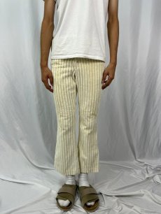 画像2: 【SALE】60〜70's Sears THE PUT ON SHOP 太畝ボア フレアパンツ (2)