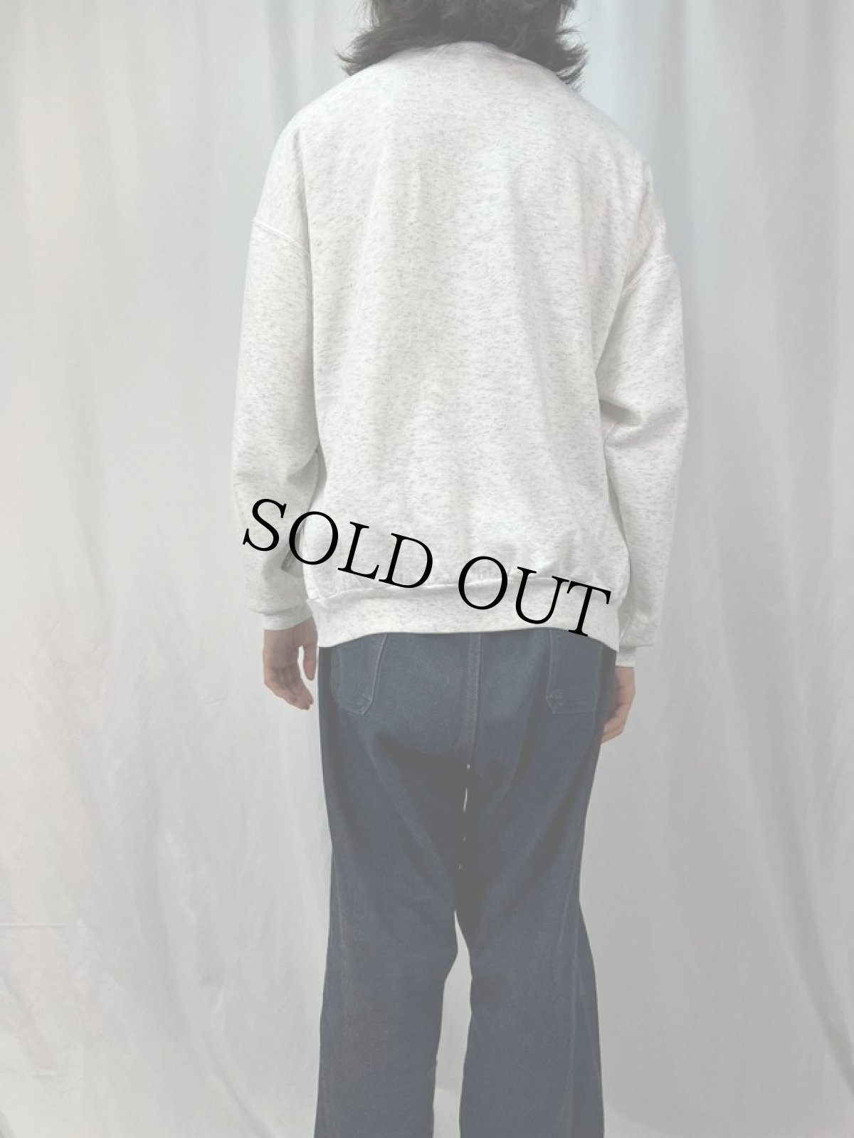 画像4: 90's THAT BIG EH? CANADA製 魚 大判プリントスウェット (4)