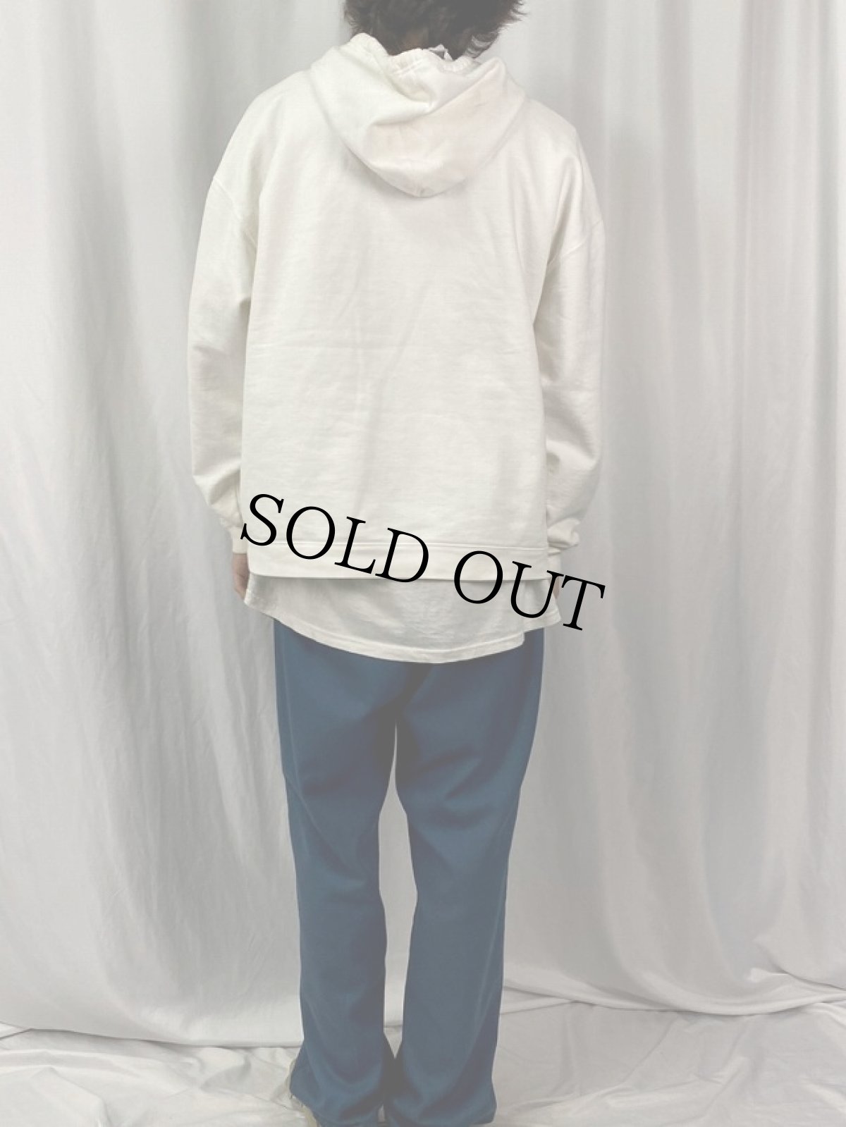 画像4: OAKLEY SOFT WARE ロゴ刺繍 スウェットフーディー L (4)