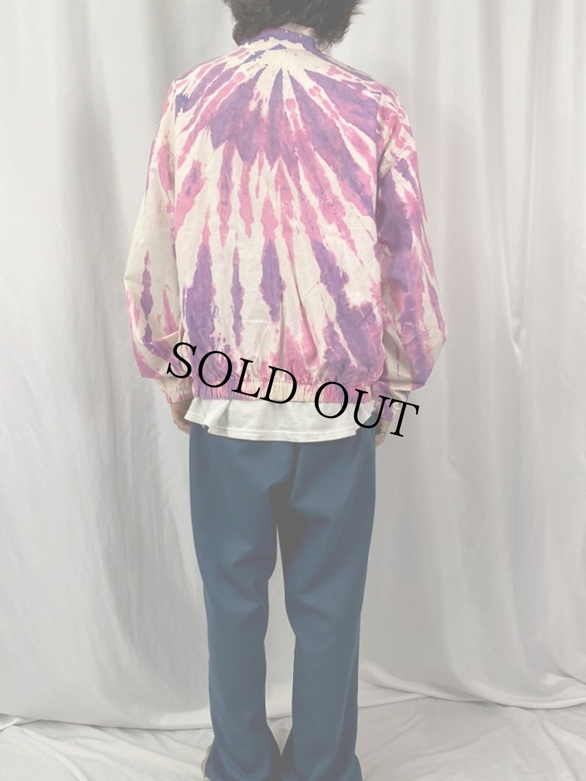 画像4: OAKLEY USA製 タイダイ ハーフジップコットンジャケット ONE SIZE (4)