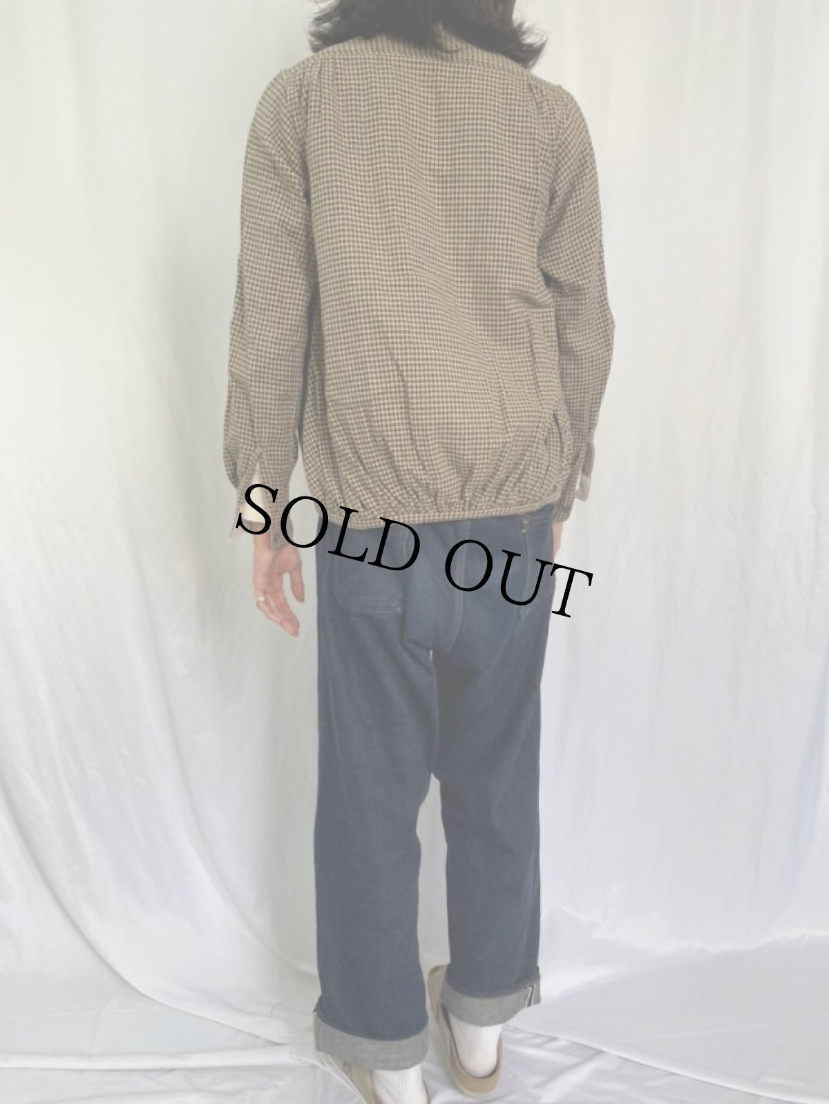 画像4: KAPITAL 千鳥格子柄 ネルシャツブルゾン S (4)