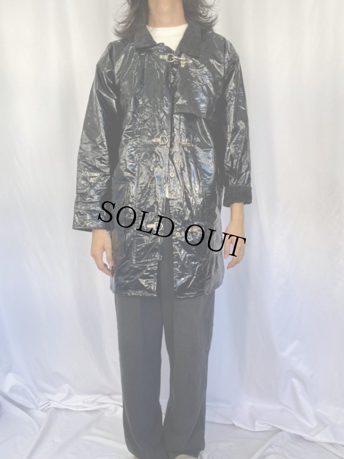 画像2: PVC ファイヤーマンジャケット M (2)