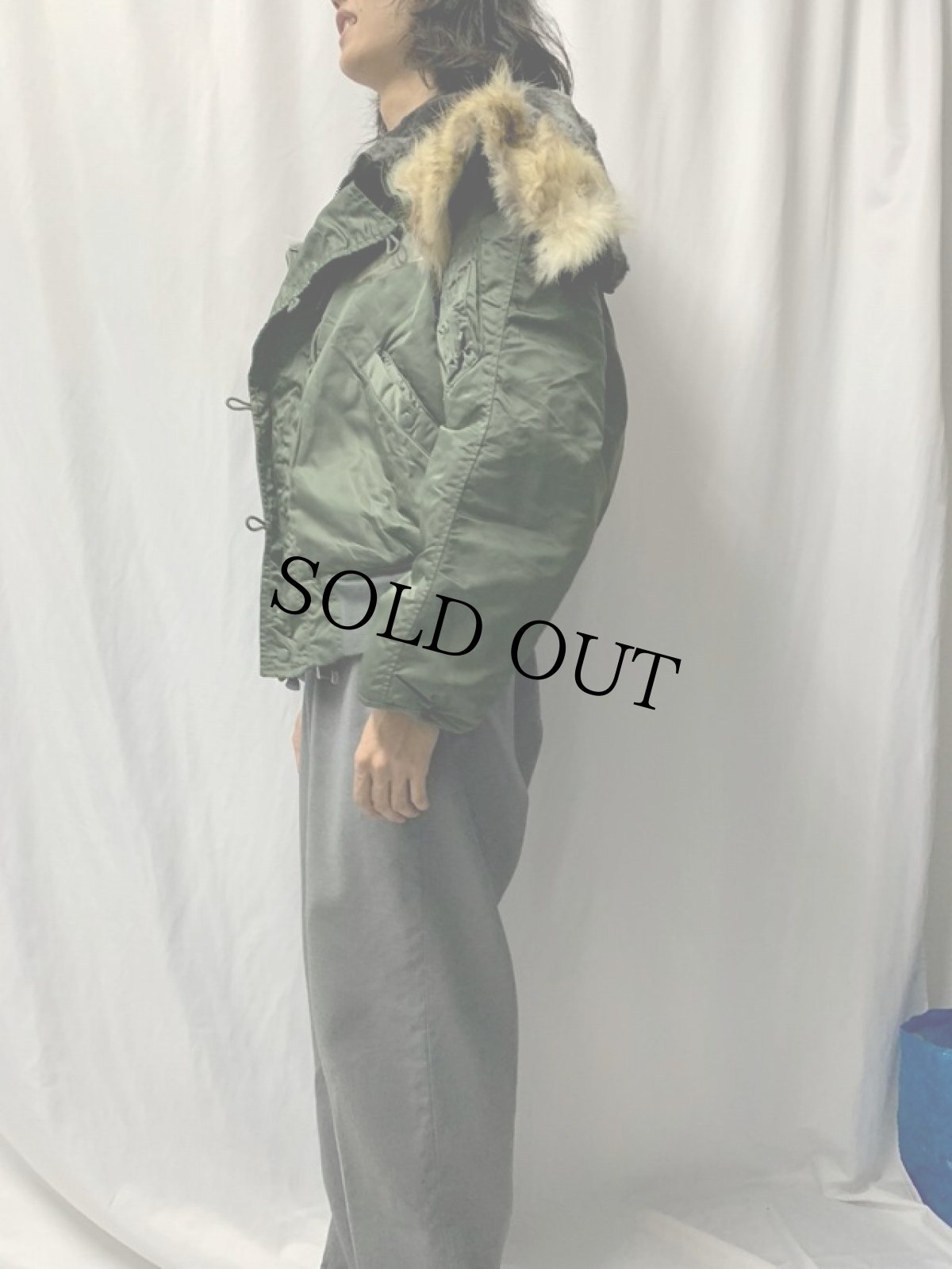 画像3: 70's U.S.AF N-2B フライトジャケット EXTRA LARGE (3)