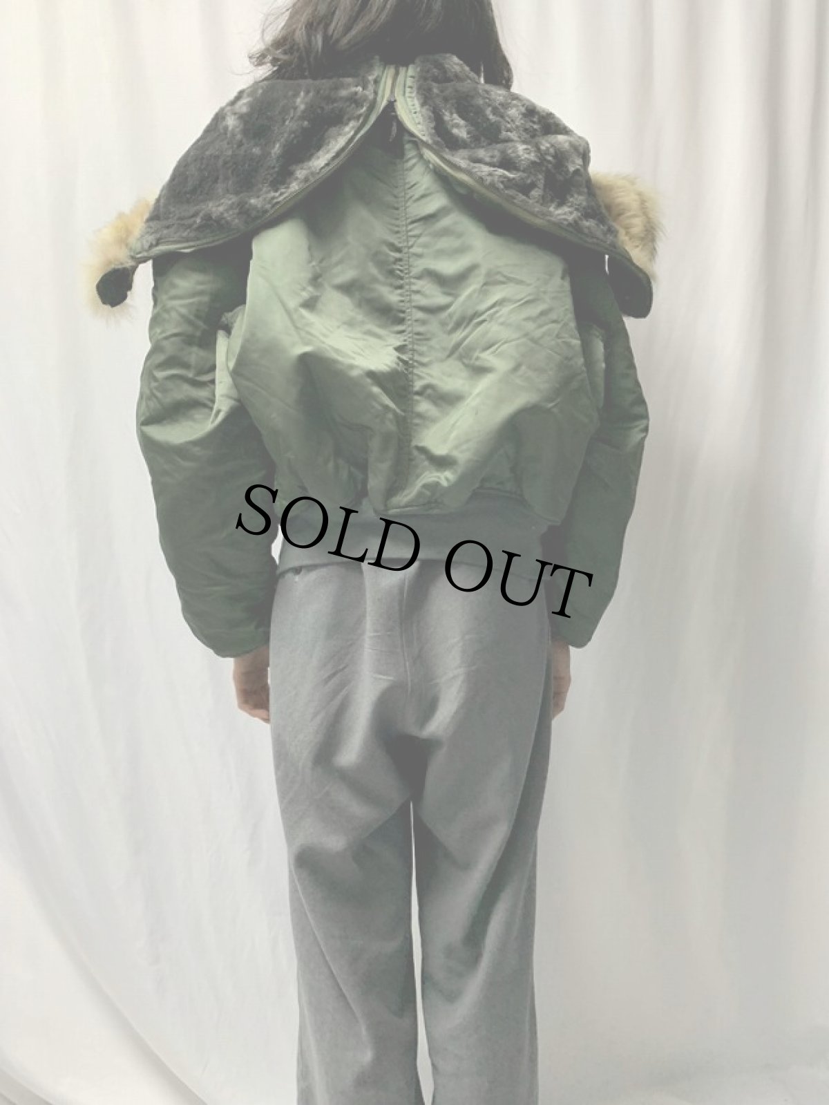 画像4: 70's U.S.AF N-2B フライトジャケット EXTRA LARGE (4)