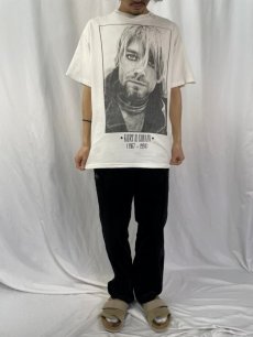 画像2: 90's KURT COBAIN USA製 "1967-1994" 追悼プリントTシャツ (2)