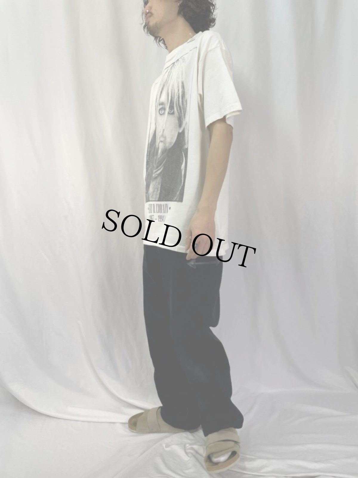 画像3: 90's KURT COBAIN USA製 "1967-1994" 追悼プリントTシャツ (3)