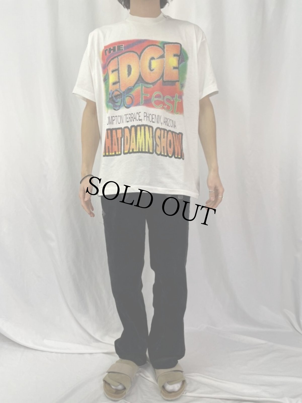 画像2: 90's THE EDGE Fest ロックフェスティバルTシャツ XL (2)