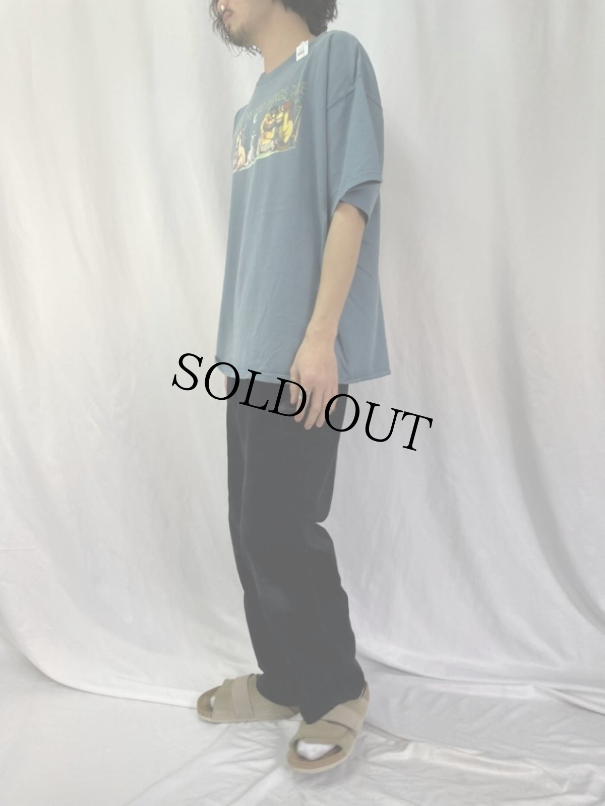 画像3: 90's かいじゅうたちのいるところ USA製 絵本プリントTシャツ XL (3)