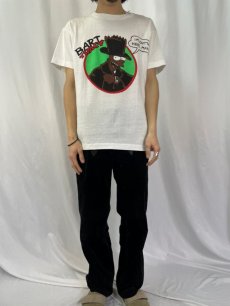 画像2: 80〜90's SIMPSONS USA製 "BART TRACY" キャラクターパロディTシャツ L (2)