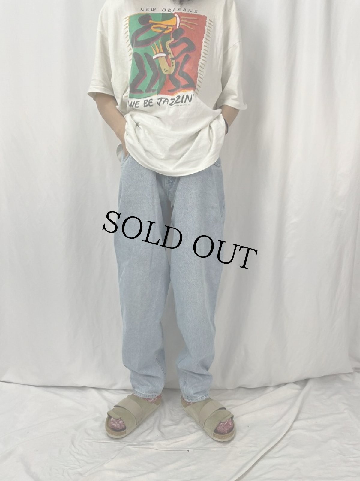 画像2: 90's Levi's SILVER TAB "baggy" USA製 デニムパンツ W34 (2)