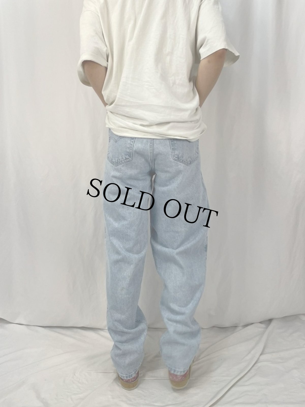 画像4: 90's Levi's SILVER TAB "baggy" USA製 デニムパンツ W34 (4)