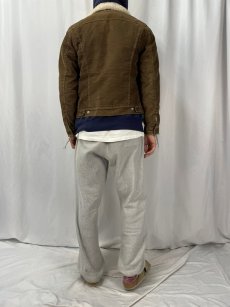 画像4: 70's Levi's USA製 70608-1529 コーデュロイボアジャケット SIZE38 BROWN (4)