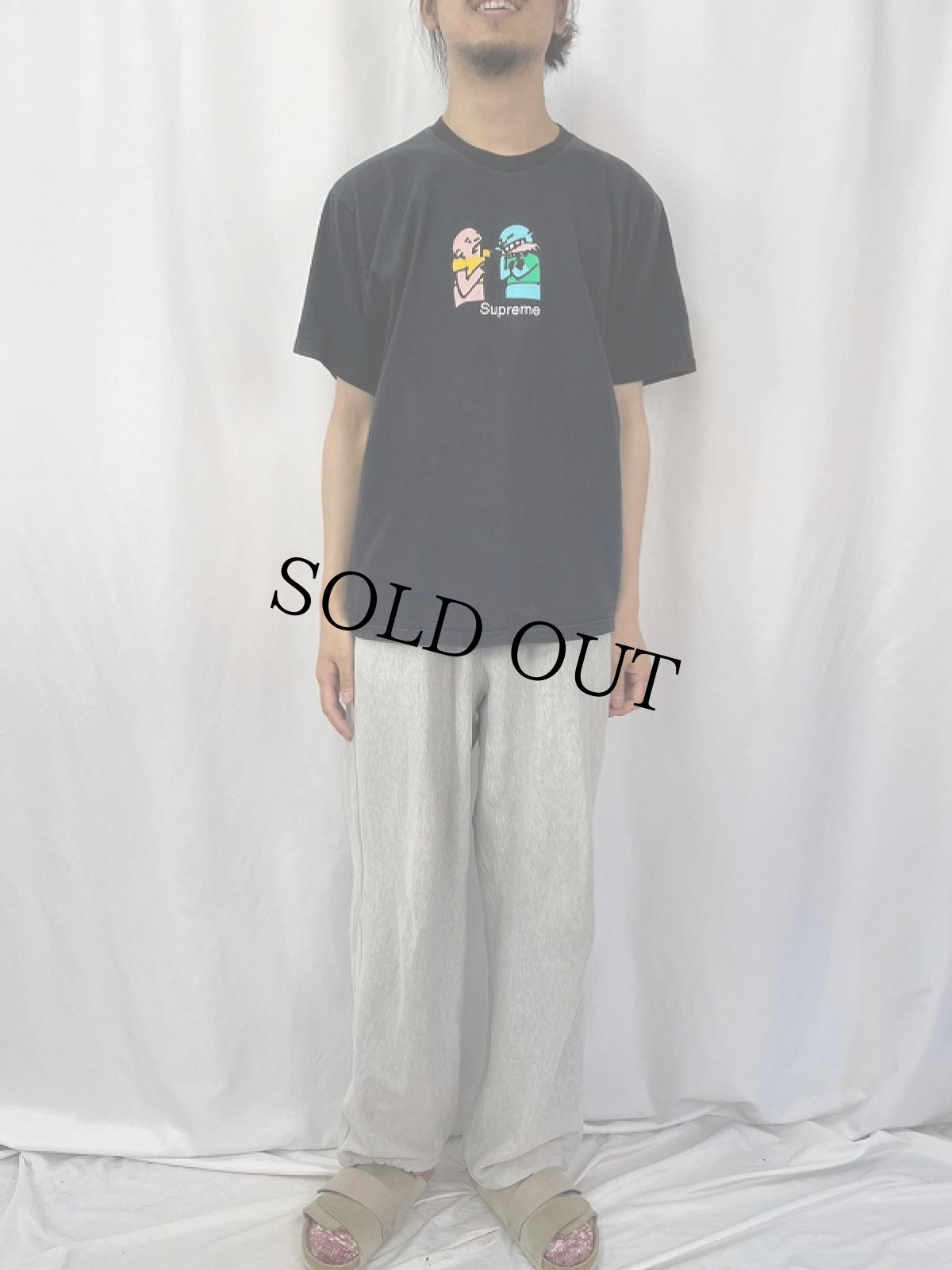 画像2: 00's Supreme "Bite" USA製 プリントTシャツ L (2)