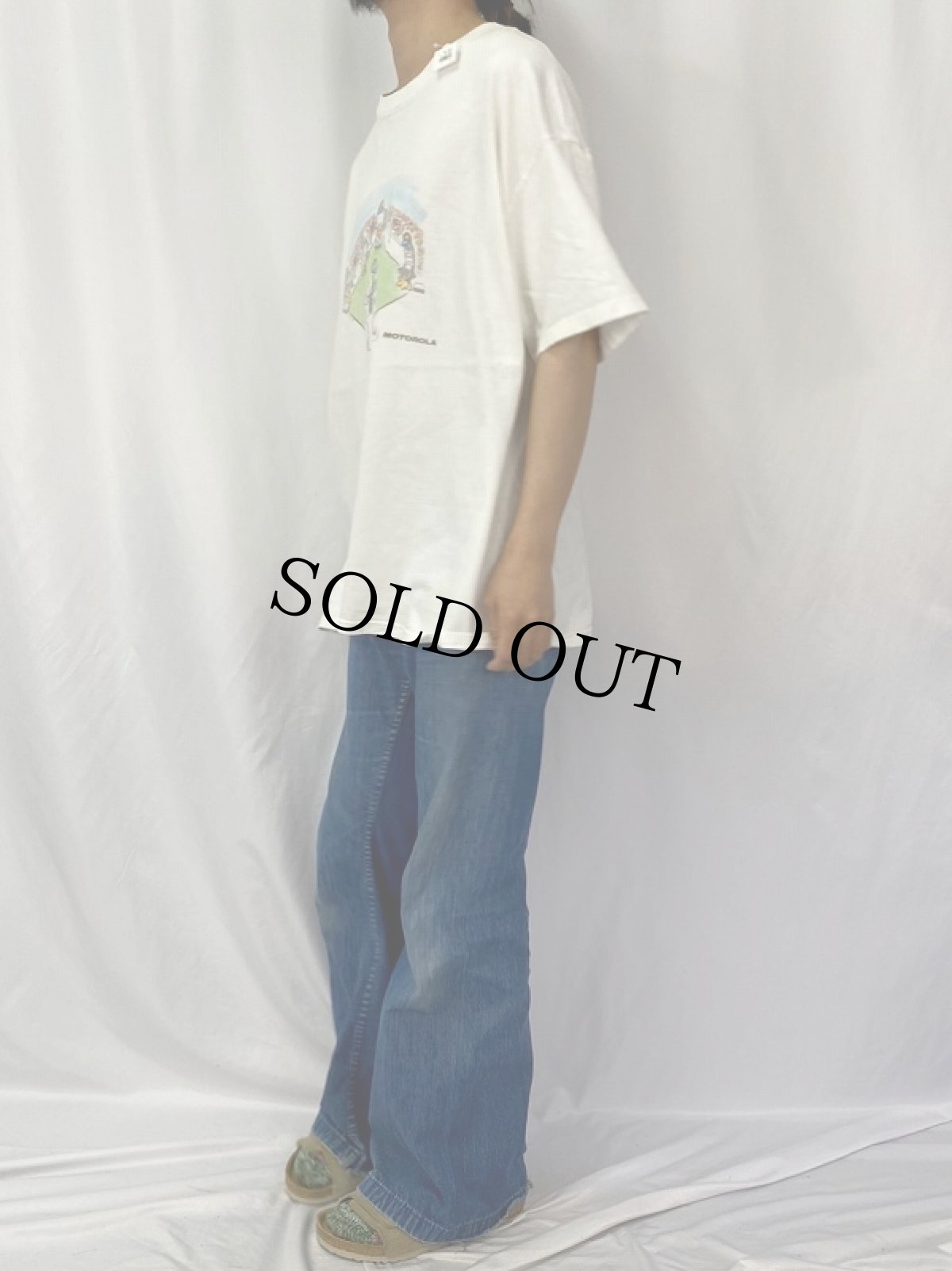 画像3: 90's MOTOROLA 企業プリントTシャツ XXL (3)