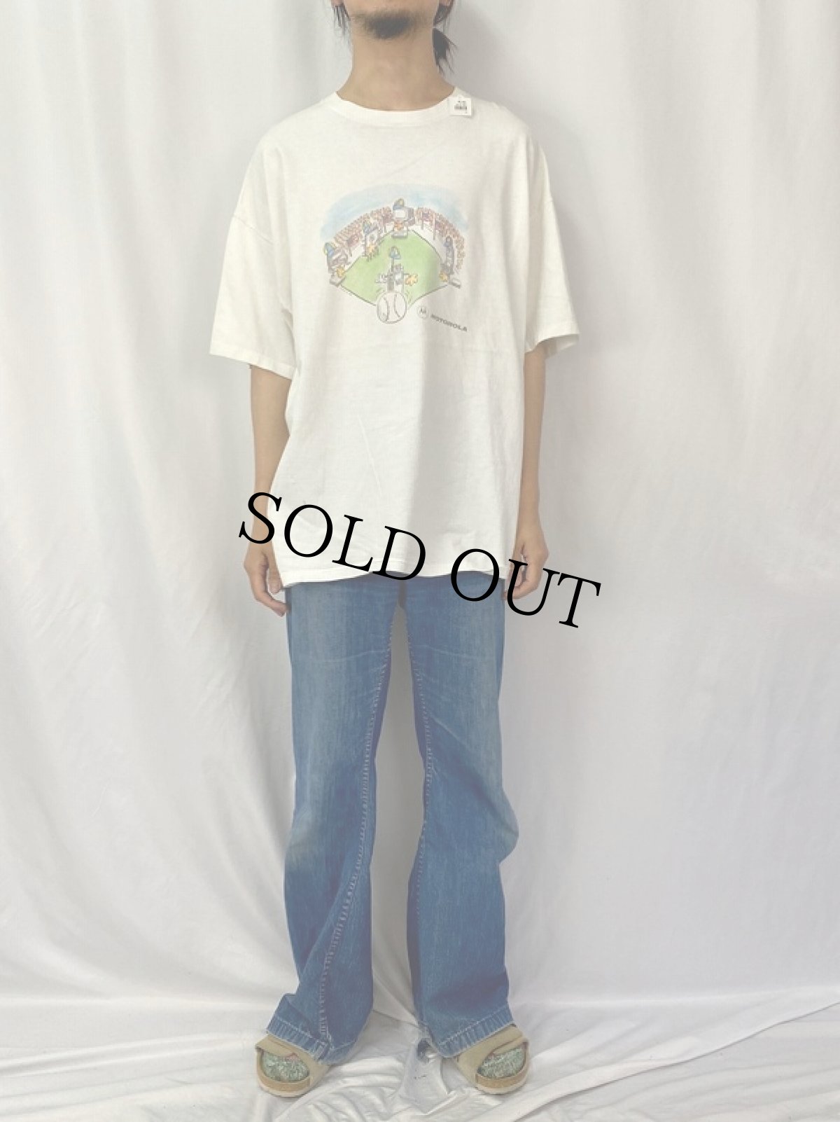 画像2: 90's MOTOROLA 企業プリントTシャツ XXL (2)