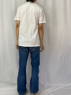 画像4: 90's EVEREX3 USA製 企業プリントTシャツ L (4)