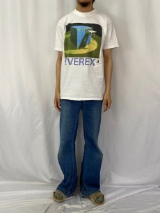 画像2: 90's EVEREX3 USA製 企業プリントTシャツ L (2)