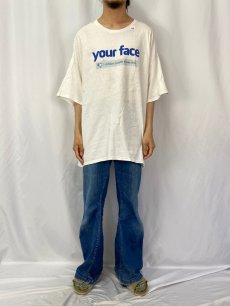 画像2: your face パロディプリントTシャツ 3XL (2)