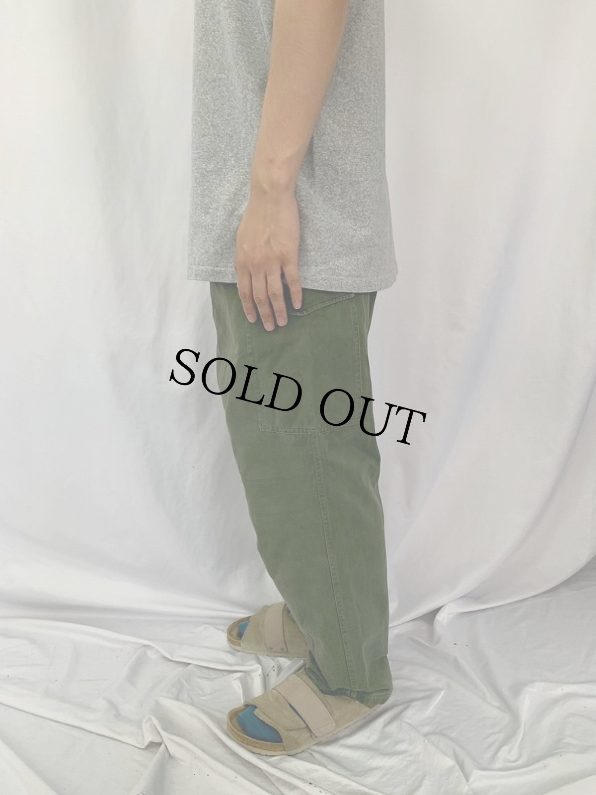 画像3: 60's  ベルギー軍 フィールドパンツ W31 (3)