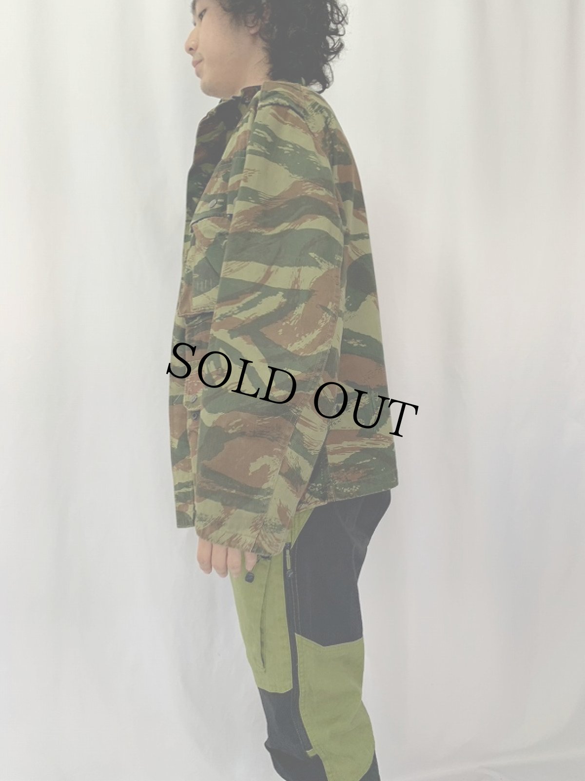 画像3: 60's FRENCH ARMY リザードカモ TAP47/56 パラトルーパージャケット (3)