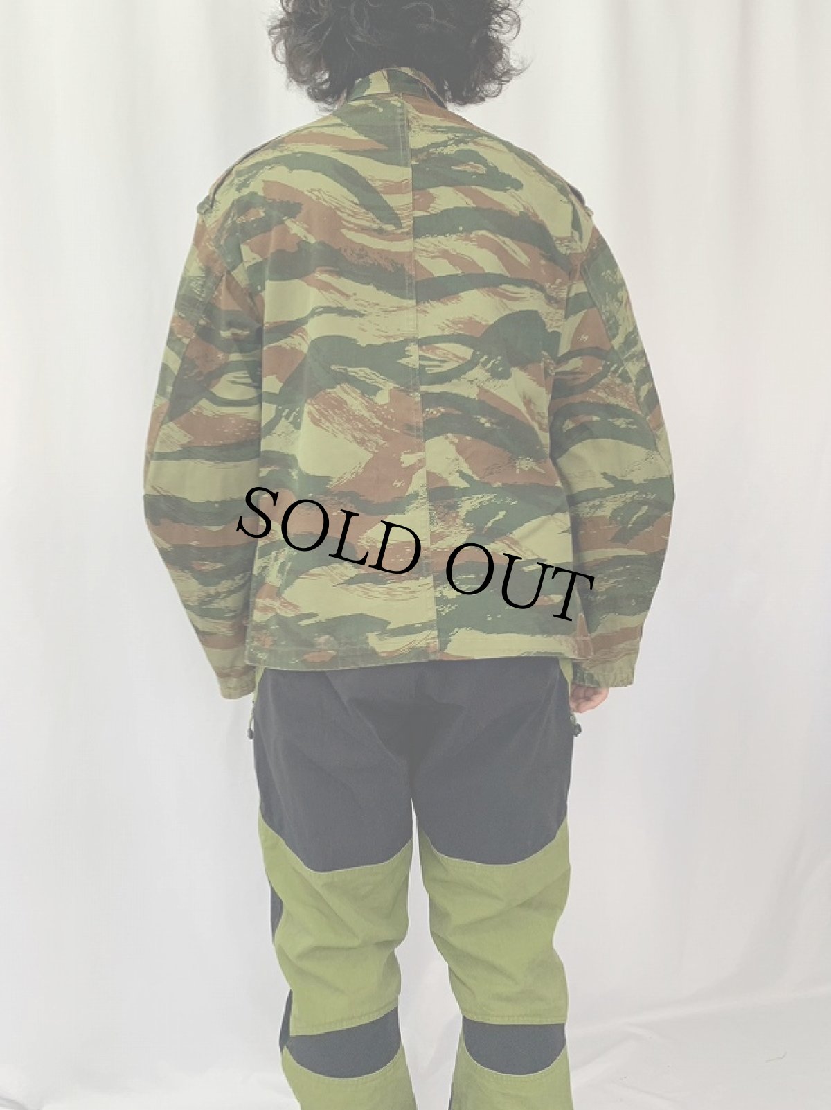 画像4: 60's FRENCH ARMY リザードカモ TAP47/56 パラトルーパージャケット (4)