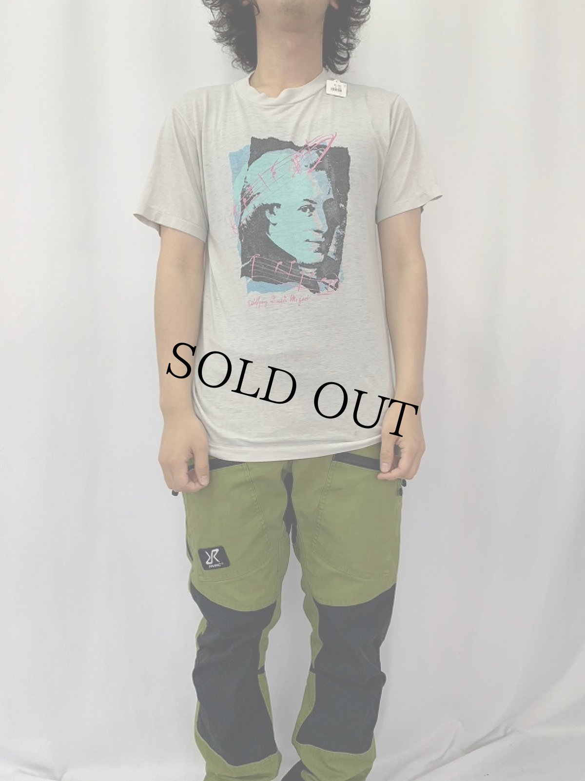 画像2: 90's Wolfgang Amadeus Mozart 音楽家プリントTシャツ (2)