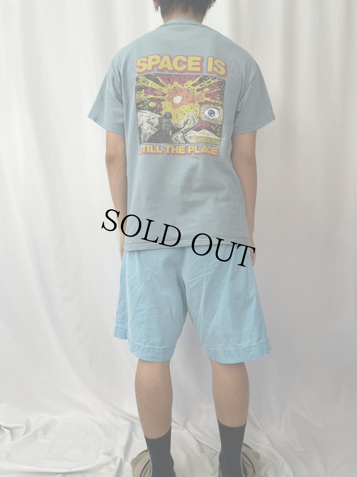 画像5: 2000's THE FLAMING LIPS "SPACE IS STILL THE PLACE 2003" ロックバンドツアーTシャツ M (5)