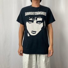 画像2: SIOUXSIE & THE BANSHEES ロックバンド フェイスプリントTシャツ BLACK (2)