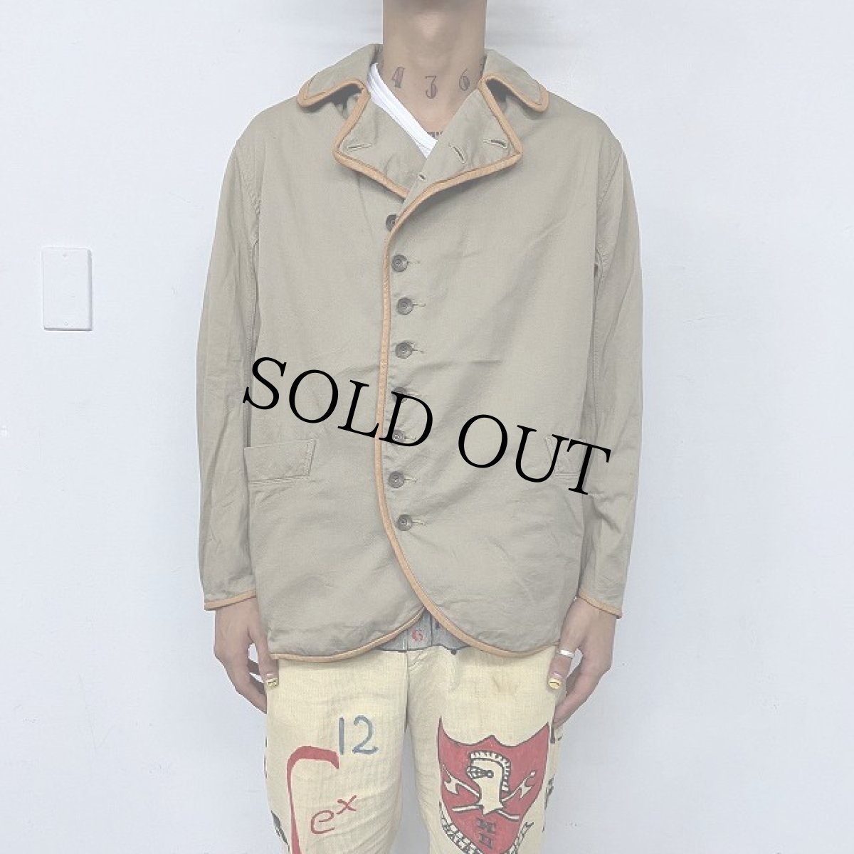 画像3: KAPITAL ディアスキンパイピング コットンジャケット M (3)