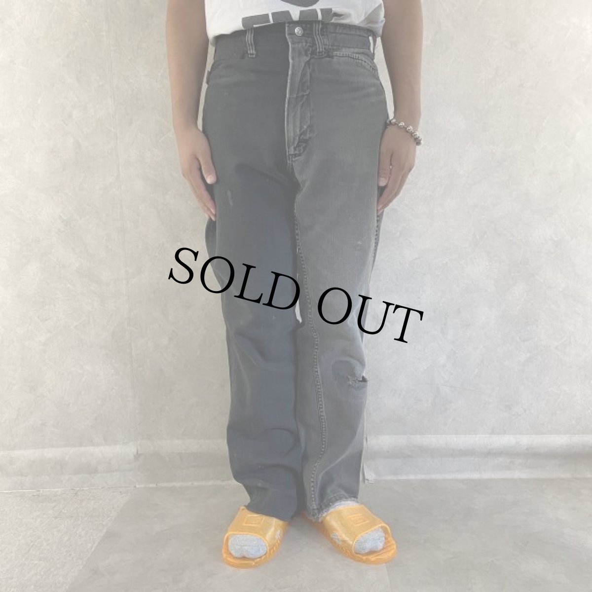 画像3: 70's Lee FRISKO JEENS USA製 2TONEデニムパンツ W30 (3)