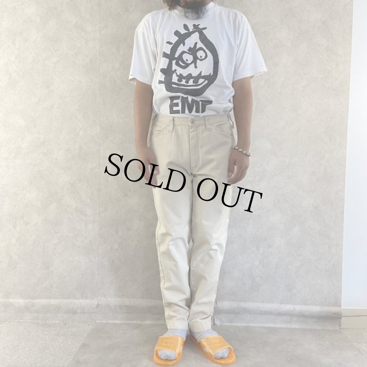 画像2: 60〜70's Powr House COTTON SATEEN PANTS W31 (2)