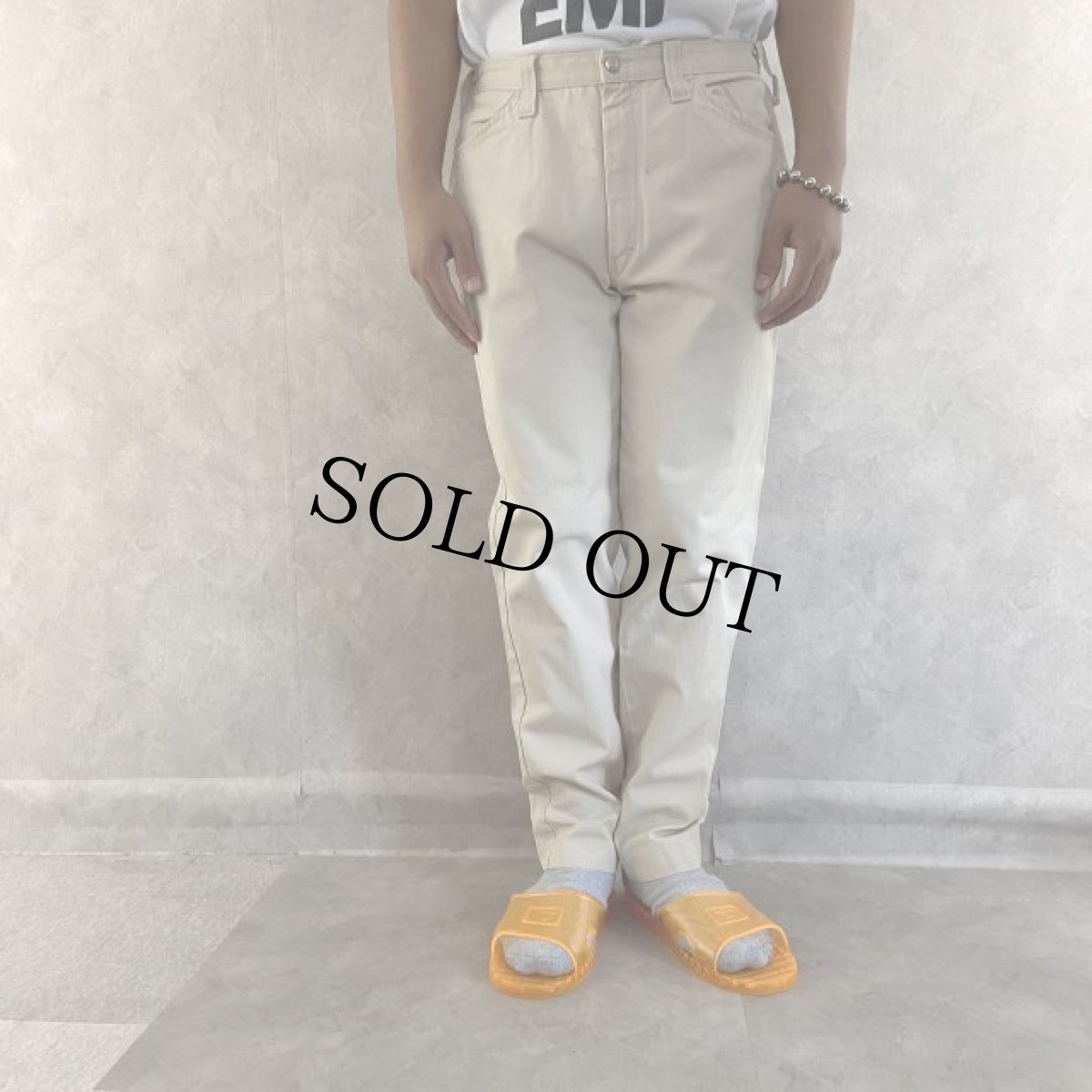 画像3: 60〜70's Powr House COTTON SATEEN PANTS W31 (3)