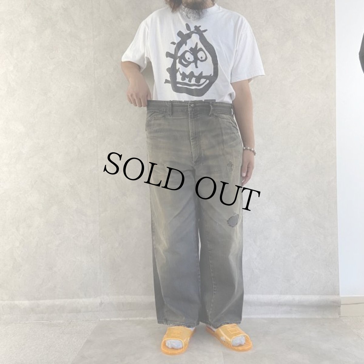 画像2: 60's BIGMAC Work Pants BLACK W35 (2)