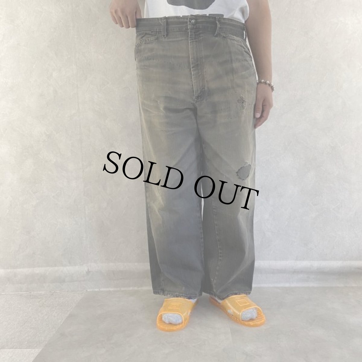 画像3: 60's BIGMAC Work Pants BLACK W35 (3)