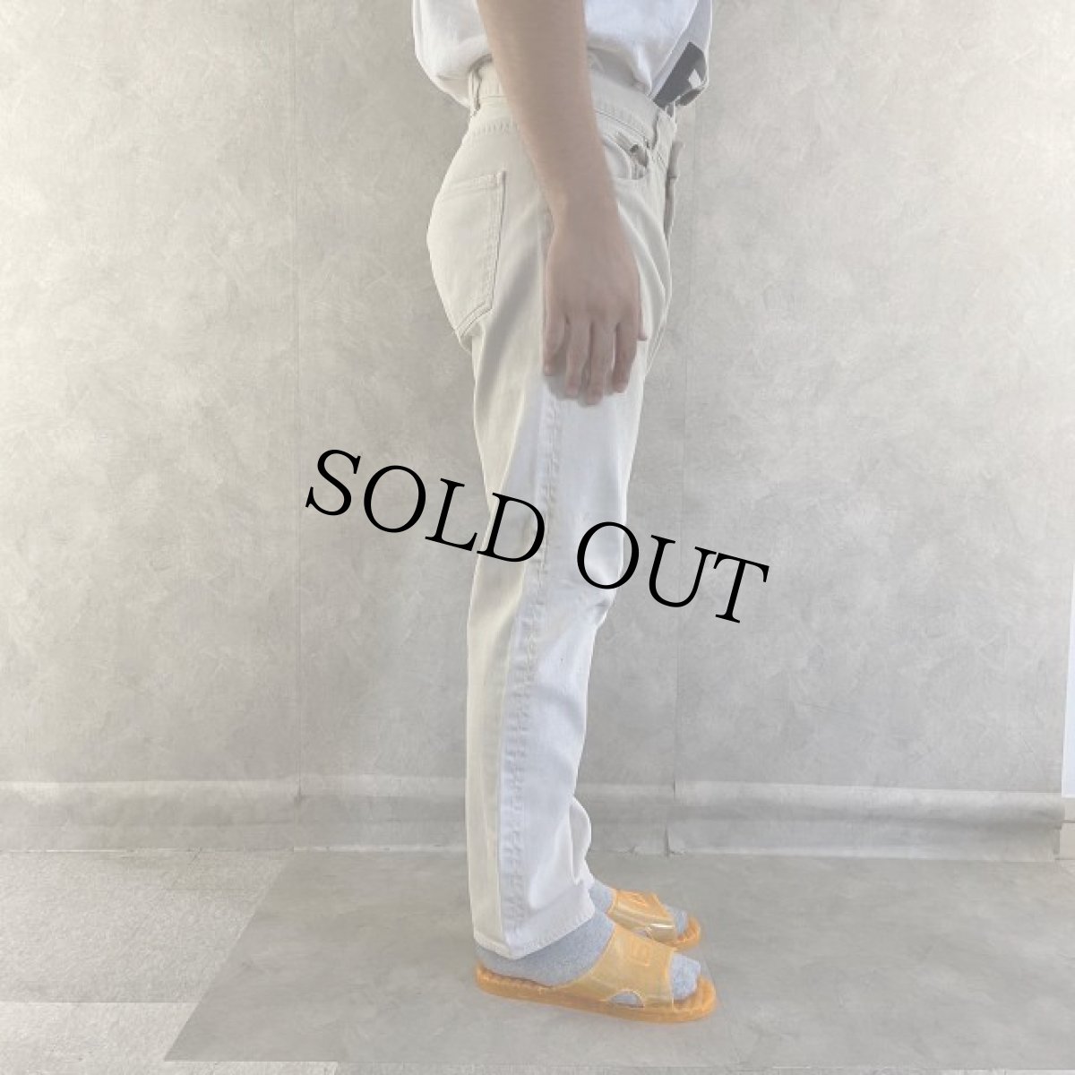 画像4: 60's Levi's 911B BIGE Pique Pants W31 (4)