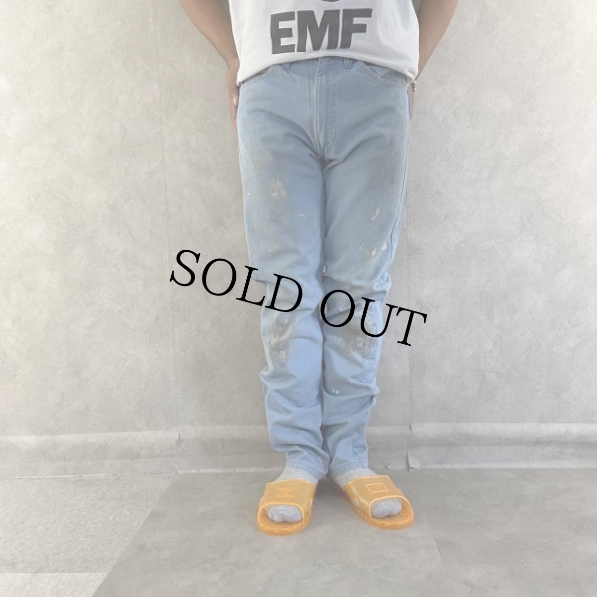 画像3: 60's〜 Levi's 505 USA製 COTTON TWILL カツラギパンツ W31 (3)