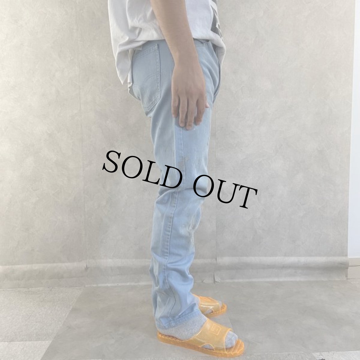 画像4: 60's〜 Levi's 505 USA製 COTTON TWILL カツラギパンツ W31 (4)