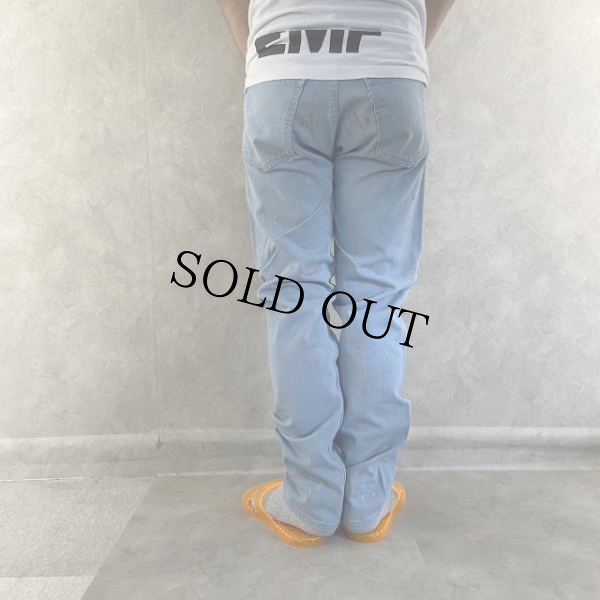 画像5: 60's〜 Levi's 505 USA製 COTTON TWILL カツラギパンツ W31 (5)